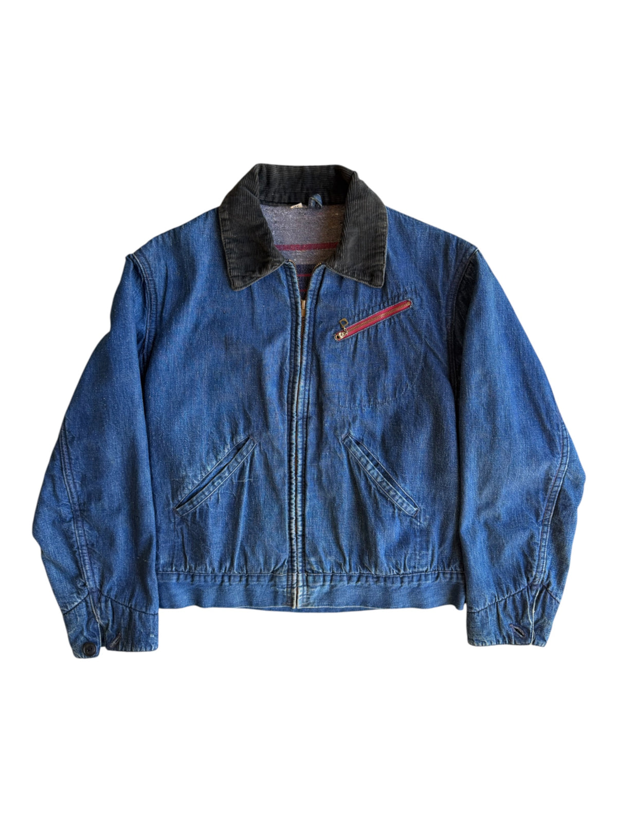 1950s-60s Blanket-lined Denim Jacket