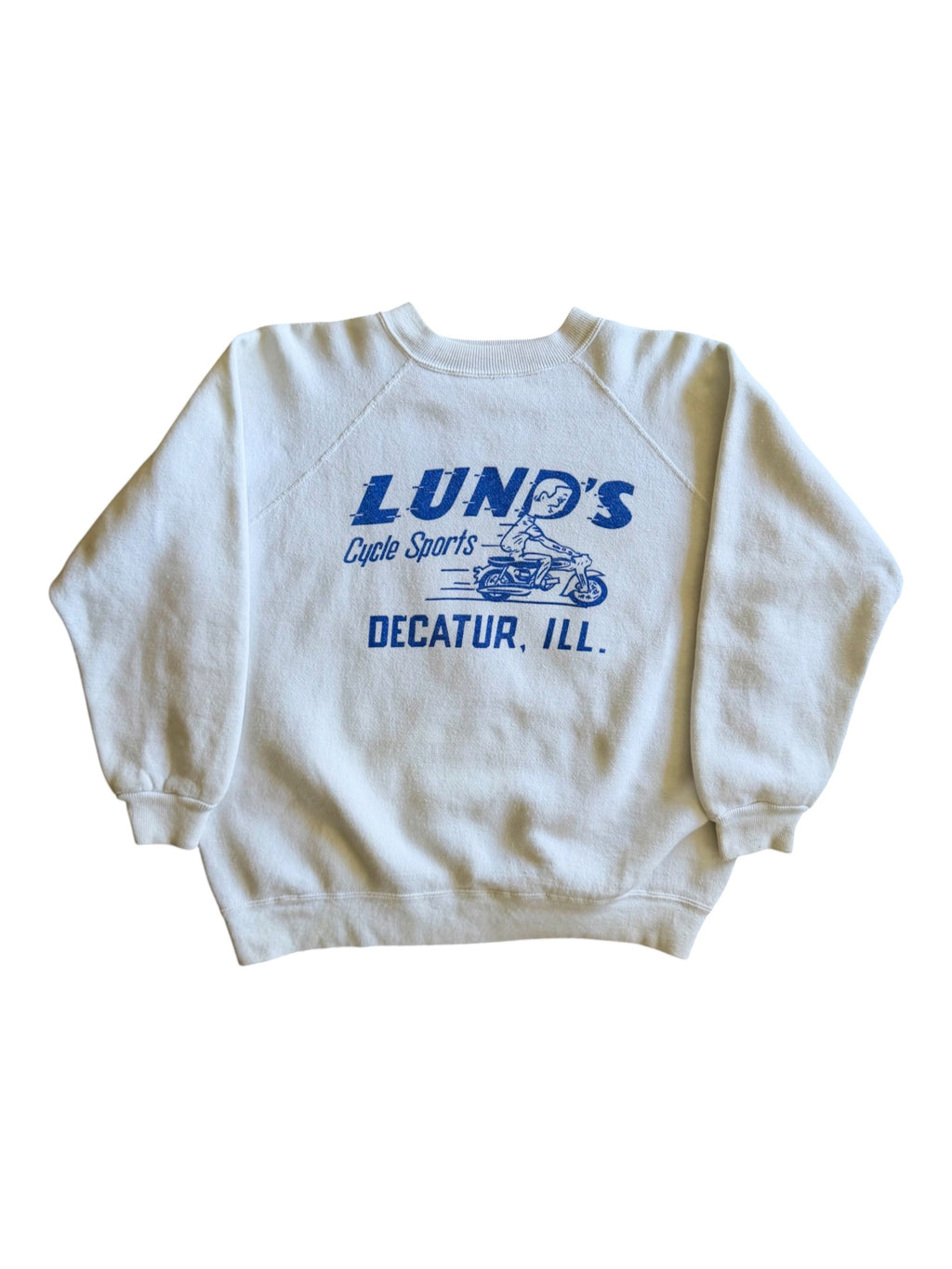 1960s Lund's Cycle Sports Motorcycle Sweatshirt
