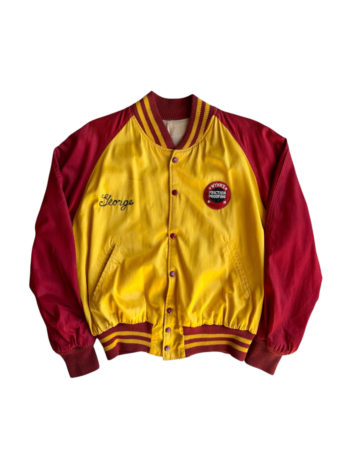 1960s Satin Sunset Speedway Chainstitch Racing Jacket