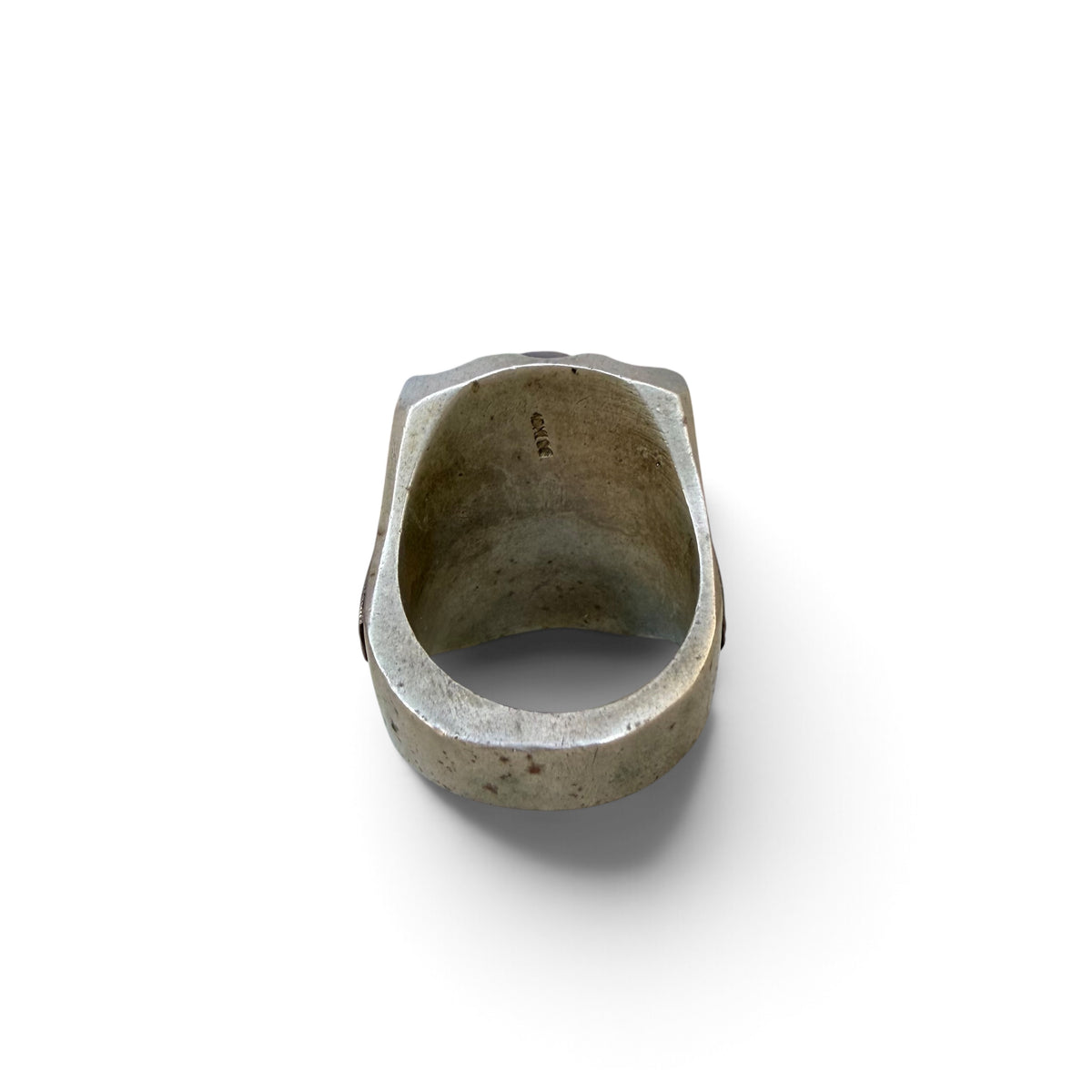 1940s Aztec God of Luck Mexico Souvenir Ring