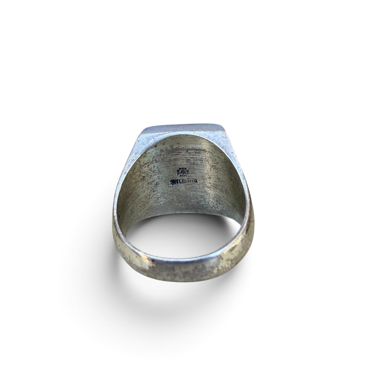 1970s Sunbell Trading Post Sterling Silver Abalone Ring